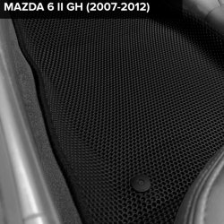 3D коврики EVA с бортами Mazda 6 II GH седан, лифтбек, универсал (2007-2012)