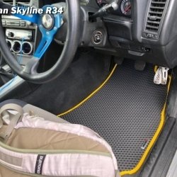 Nissan Skyline R34, водительский коврик