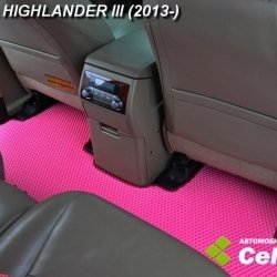 2D коврики EVA Toyota Highlander III (2013-2019)
