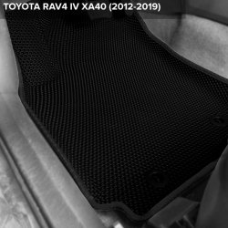 3D коврики EVA с бортами Toyota RAV4 IV XA40 (2012-2019)