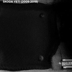 3D коврики EVA с бортами Skoda Yeti (2009-2018)