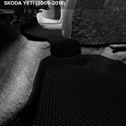 3D коврики EVA с бортами Skoda Yeti (2009-2018)