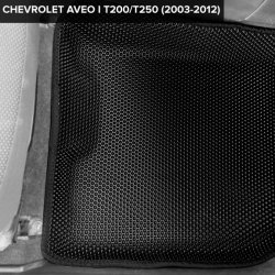 3D коврики EVA с бортами Chevrolet Aveo I T200/T250 хэтчбек, седан (2002-2012)