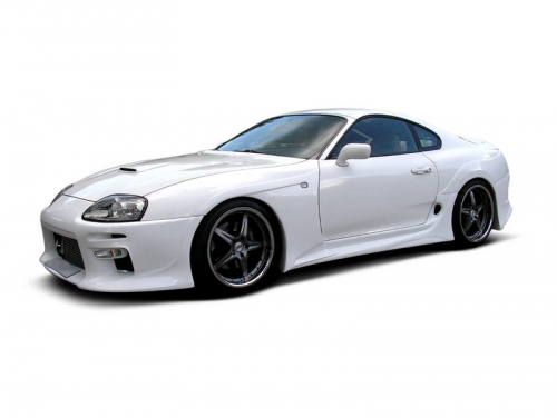 2D коврики EVA в салон и багажник на Toyota Supra IV, правый руль (1993-2002)