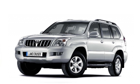 2D коврики EVA в салон на Toyota Land Cruiser Prado 120, 7 мест (2002-2009)