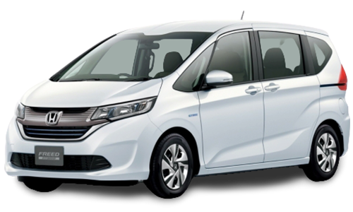 2D коврики EVA в салон и багажник  на Honda Freed II Hybrid, правый руль, с диваном на 2-ом ряду (2016-н.в.)