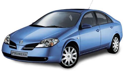 2D коврики EVA в салон и багажник  на Nissan Primera III P12 седан, правый руль (2001-2008)