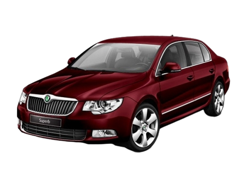 3D коврики EVA с бортами в салон на Skoda Superb II (2008-2015)