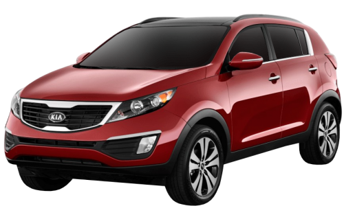 3D коврики EVA с бортами в салон  на Kia Sportage III SL (2010-2016)