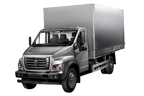 3D коврики EVA с бортами в салон  на ГАЗ Газон NEXT с рычагом КПП на торпеде