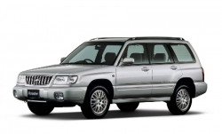 2D коврики EVA в салон и багажник  на Subaru Forester I SF, правый руль (1997-2002)