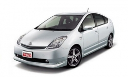 2D коврики EVA в салон и багажник  на Toyota Prius II XW20, правый руль (2003-2009)