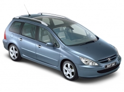 2D коврики EVA в салон  на Peugeot 307 универсал (2001-2008)