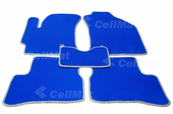 2D коврики EVA в салон  на Kia Rio II хэтчбек (2005-2011)