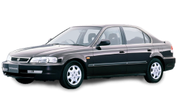 2D коврики EVA в салон и багажник  на Honda Domani II, правый руль (1997-2000)