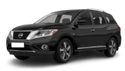 2D коврики EVA в салон и багажник  на Nissan Pathfinder IV R52 7 мест (2012-2017)