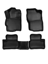 3D коврики EVA с бортами в салон на Mitsubishi Lancer X седан, хэтчбек (2007-2017)