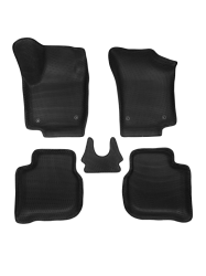 3D коврики EVA с бортами в салон  на Volkswagen Polo VI лифтбек (2020-н.в.)