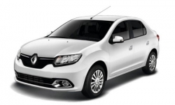 2D коврики EVA в салон и багажник  на Renault Logan II с нештатными пластиковыми накладками (2012-2022)