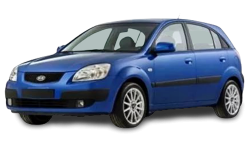 3D коврики EVA с бортами в салон  на Kia Rio II седан, хэтчбек (2005-2011)