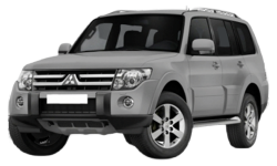 3D коврики EVA с бортами в салон на Mitsubishi Pajero IV 5D (2006-н.в.)