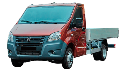 3D коврики EVA с бортами в салон  на ГАЗ Газель NEXT с рычагом КПП на торпеде